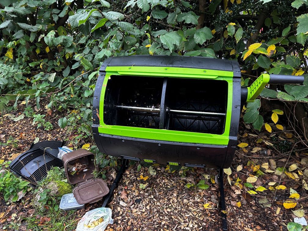 The Drying Green's compost tumbler